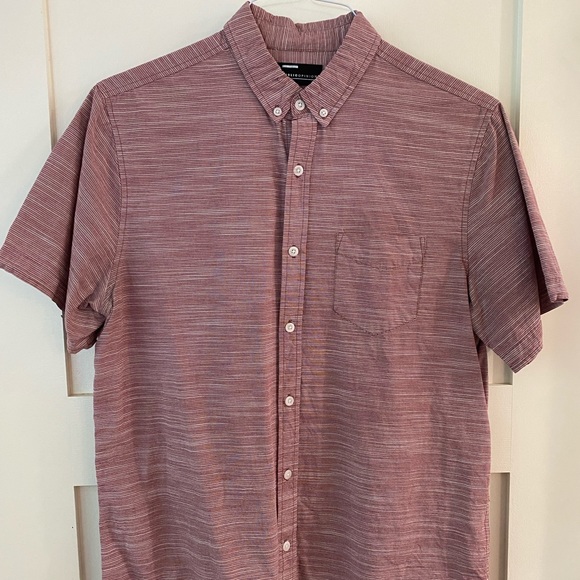 Public Opinion | Red | S/S Button Down | L - Picture 1 of 5